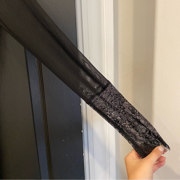 Marciano black ruched dress - Picture 5 of 6